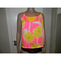 MARCCAIN fleurige blouse MAAT 34/36 (N1) NIEUW
