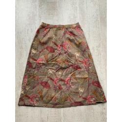 Gave lange vintage rok maat 38 M