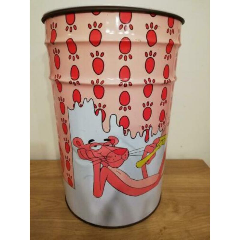 The pink panther blikken ton met dienblad-de roze panter