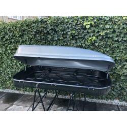 Hele GROTE Dakkoffer 580L Hoogglans Antraciet 195x95x44 cm