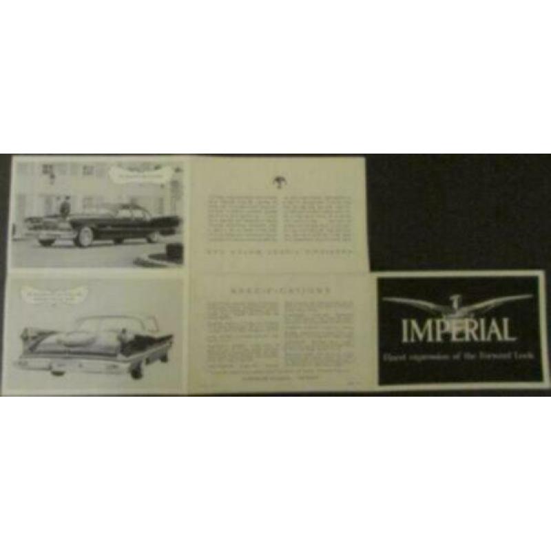 1957 Chrysler Imperial Brochure USA