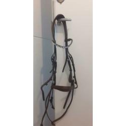 Anatomisch hoofdstel Horsegear Aquila, ZGAN bruin Full