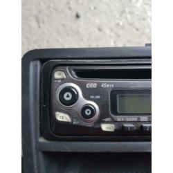radio cd met frame en verloopstekker
