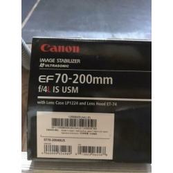 Ef 70/200mm f/4 L is usm voor canon