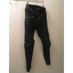 Leren motorbroek 38 Halvarssons Zwart