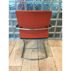 Wilkhahn ON Chair Vergaderstoelen, ORANJE, Netweave Stoel