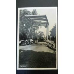 Ansichtkaart Hommerts Brug met N.H. kerk