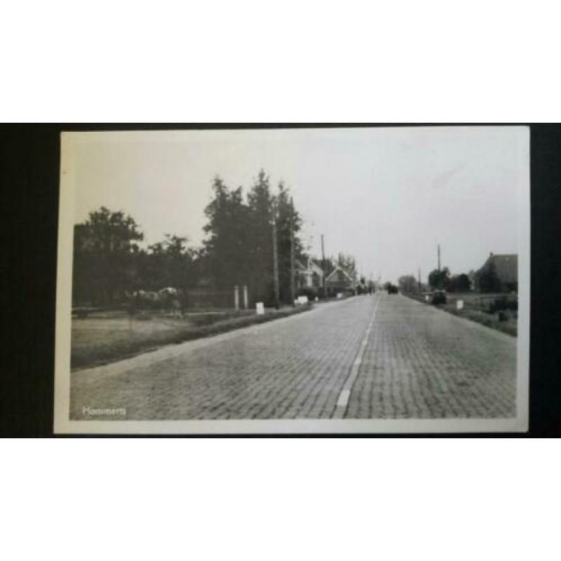 Ansichtkaart Hommerts Brug met N.H. kerk