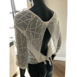 Sarah Pacini top ecru apart 36-38