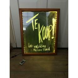Les verlichting Reclame bord