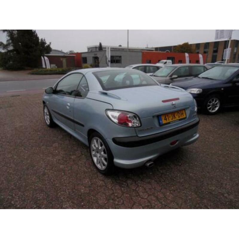 Peugeot 206 CC 2.0-16V 1e Eigenaar, Leer, LM-Velgen, Cabrio.