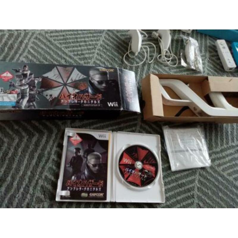 Nintendo wii console Japan ntsc resident evil gun capcom
