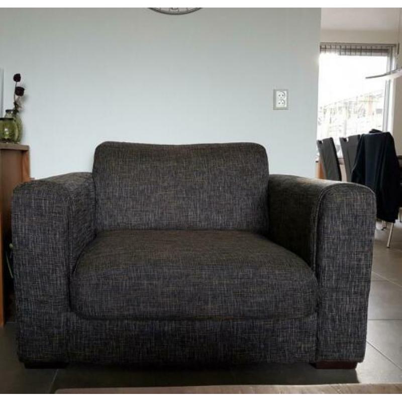 Hoekbank met lounge gedeelte + love seat Henders & Hazel