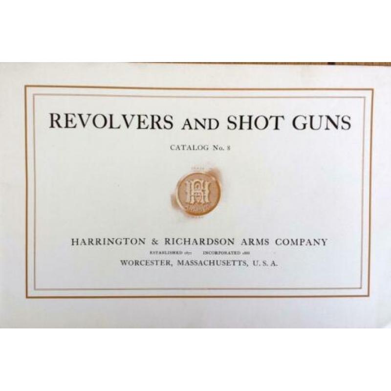 Antieke catalogus H&R 1905 (geweer revolver pistol)