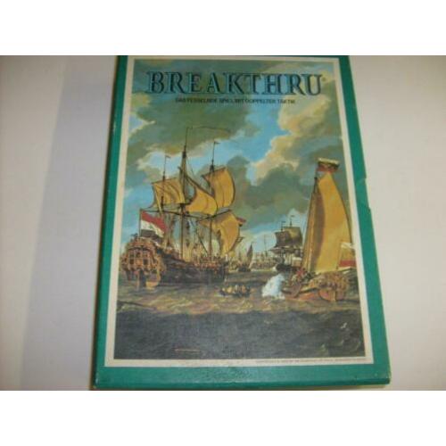 vintage jaren60 zeeslag spel BREAKTHRU strategie Militaria