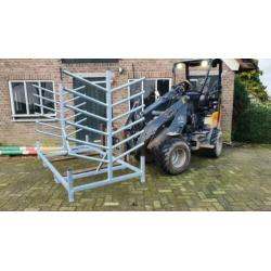 Mobiel gegalvaniseerd opberg rek springbalken