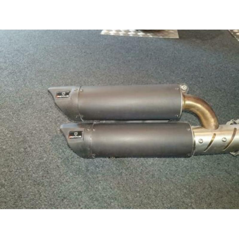 Remus demper dual flow steel black Vespa GTS 300