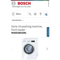 Bosch Serie 8| wasmachine