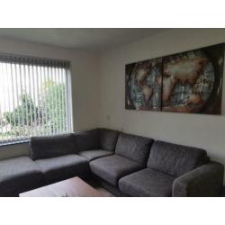 Hoekbank met lounge gedeelte + love seat Henders & Hazel