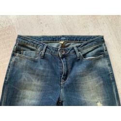 Worn look skinny jeans van Esprit EDC maat 28/32