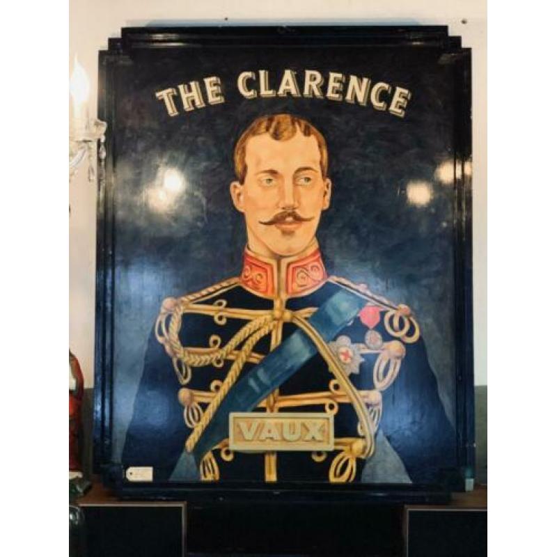 Gavin Mayhem 1993 handgeschilderd pubbord London Vaux