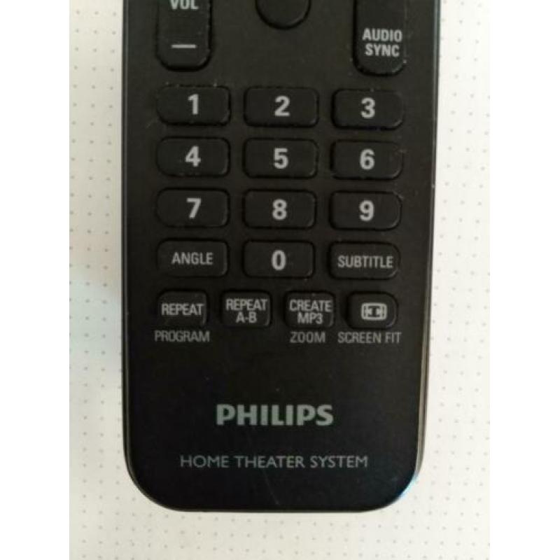 Philips home theater system afstandsbediening