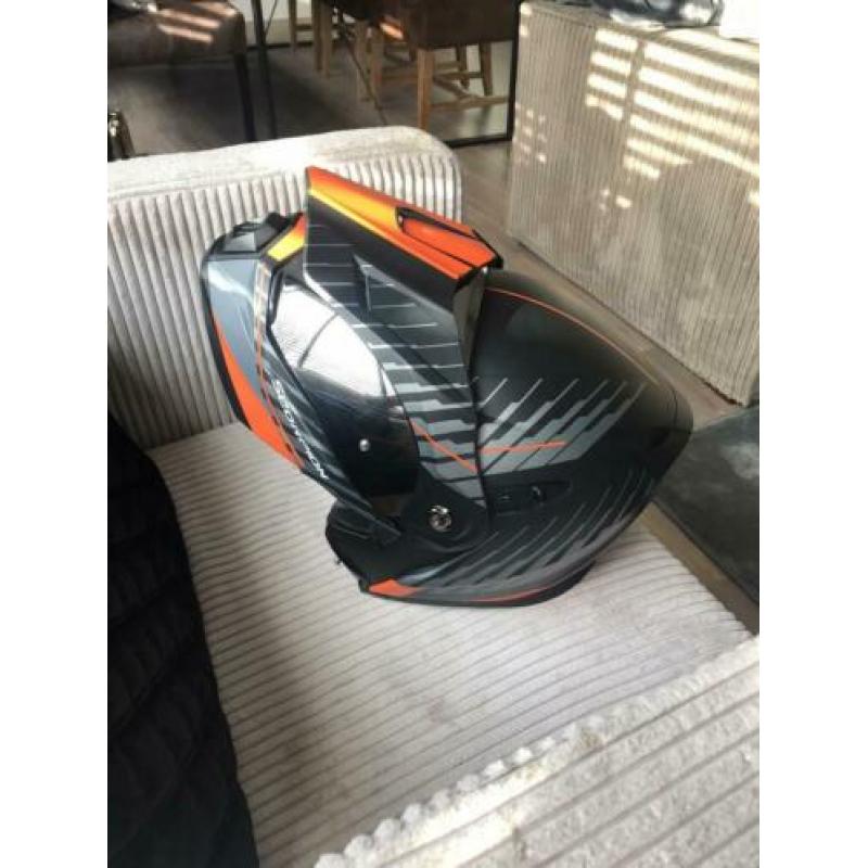 Scorpion adp-1 oranje zwart KTM adventure maat L