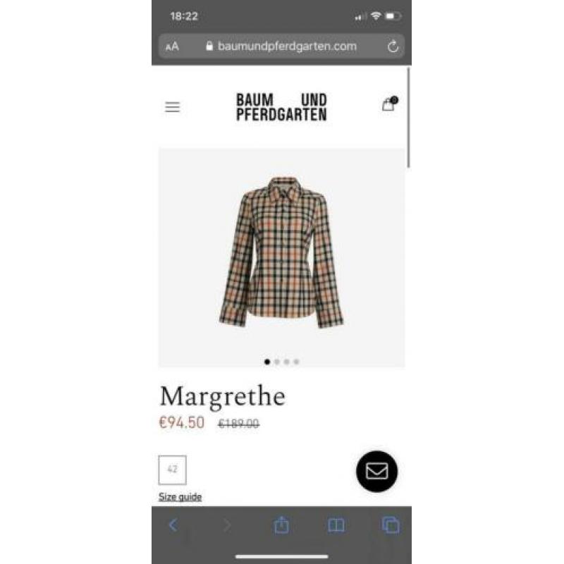 Baum und Pferdgarten | Blouse Margrethe | 40