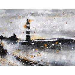 " Storm" Acrylschilderij van Suzanne Visser