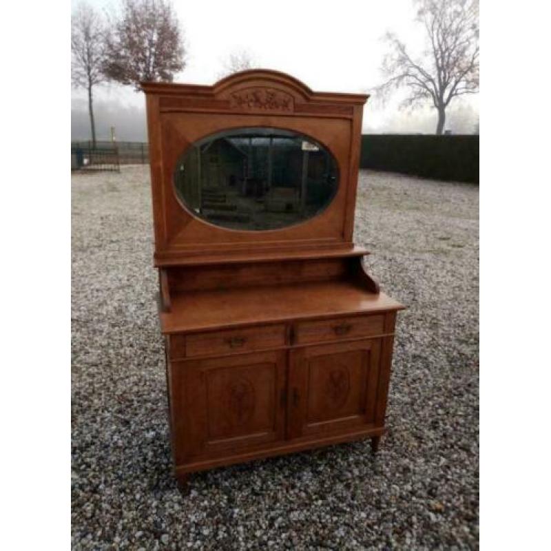 630 a, antiek eiken commode te koop