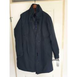 human nature 3 in 1 dames jas, donkerblauw met binnenjas