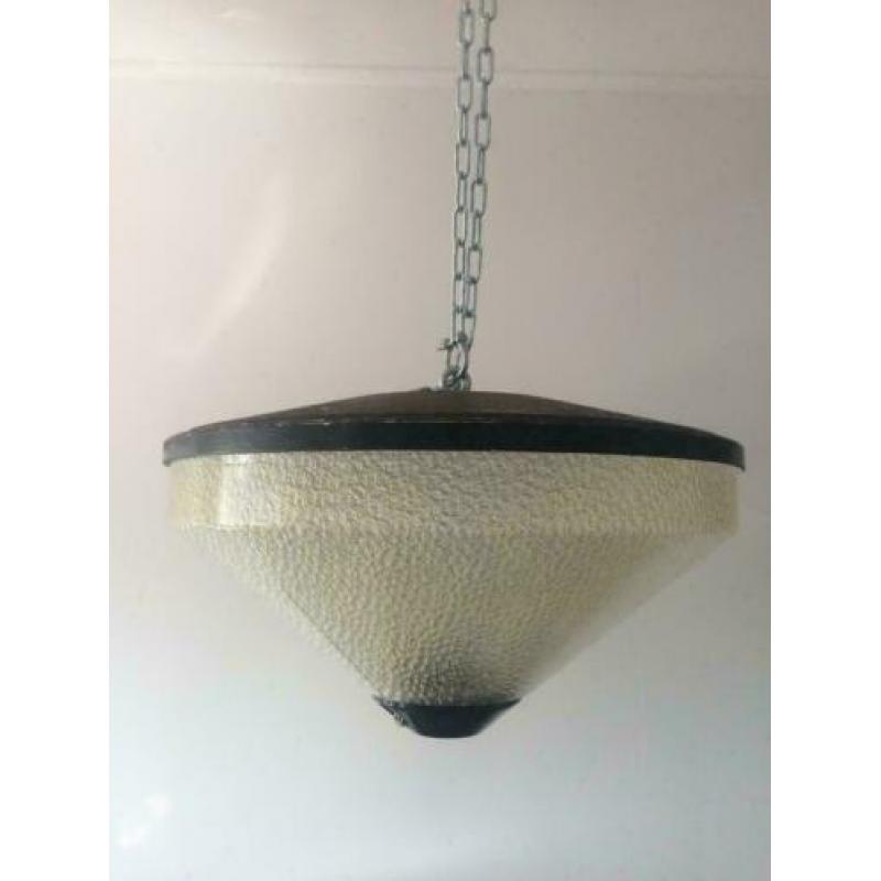 Vintage zeldzame XXL Industriele lamp INDUSTRIA ROTTERDAM 60
