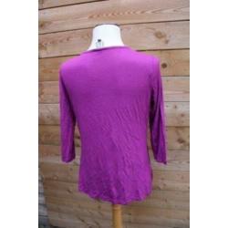 Longsleeve fuschia Rio Flowers mt M