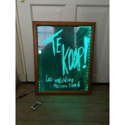 Les verlichting Reclame bord