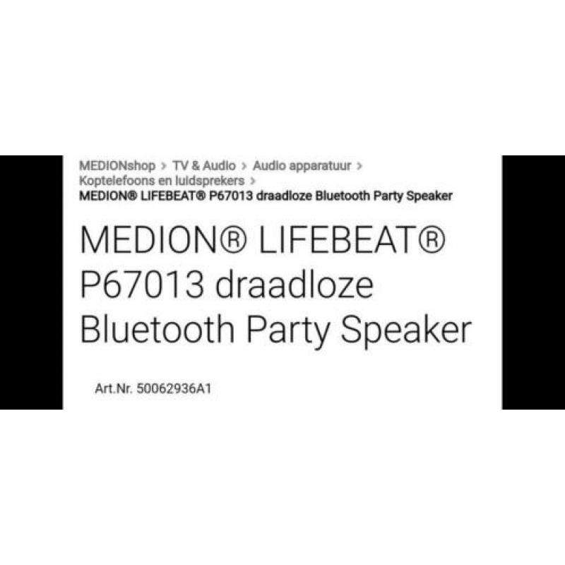 Medion Bluetooth Partyspeaker