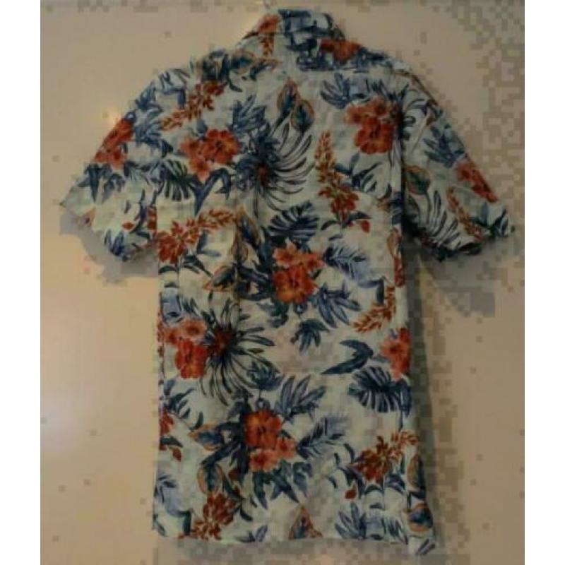 Zara man bloemen overhemd slim fit maat M