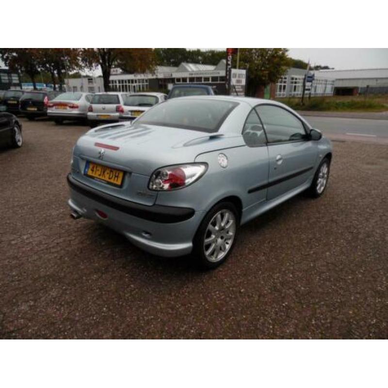 Peugeot 206 CC 2.0-16V 1e Eigenaar, Leer, LM-Velgen, Cabrio.