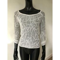 Sarah Pacini top ecru apart 36-38