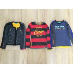 Ninni vi longsleeves en vestje maat 98/104