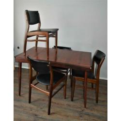 Eethoek, palissander, vintage design
