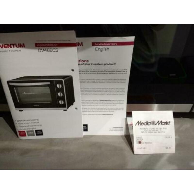 Grote Inventum vrijstaande oven