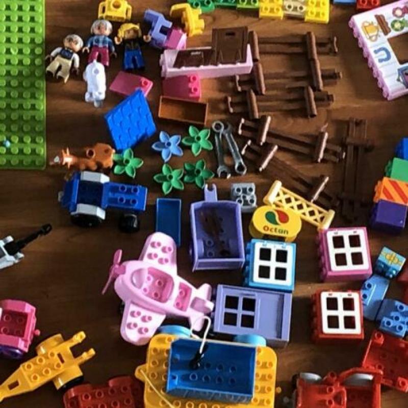 Flinke partij duplo - platen/dieren/autos/poppetjes etc