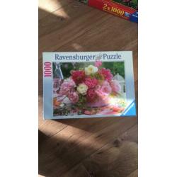 Te koop puzzles van Jumbo en Ravensburger.