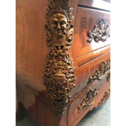 Antieke Commode kast met marmeren blad