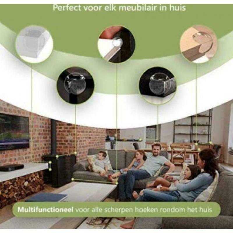 Hoekbeschermers - Tafelhoek beschermers - 4 stuks NIEUW