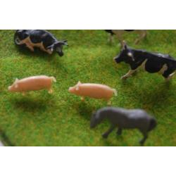 6 Boerderijdieren voor een HO spoor