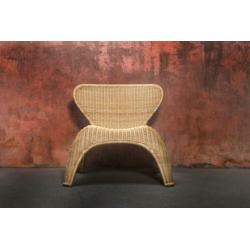 Ikea Rotan lounge stoel relax chair vintage rieten stoel