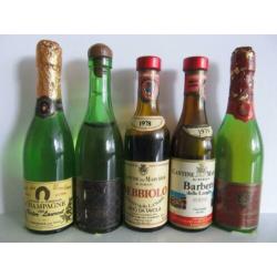 miniatuurflesjes champagne en wijn 47 miniatuurflesjes