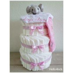 luiertaart kraamcadeau omslagdoek doop doopdeken
