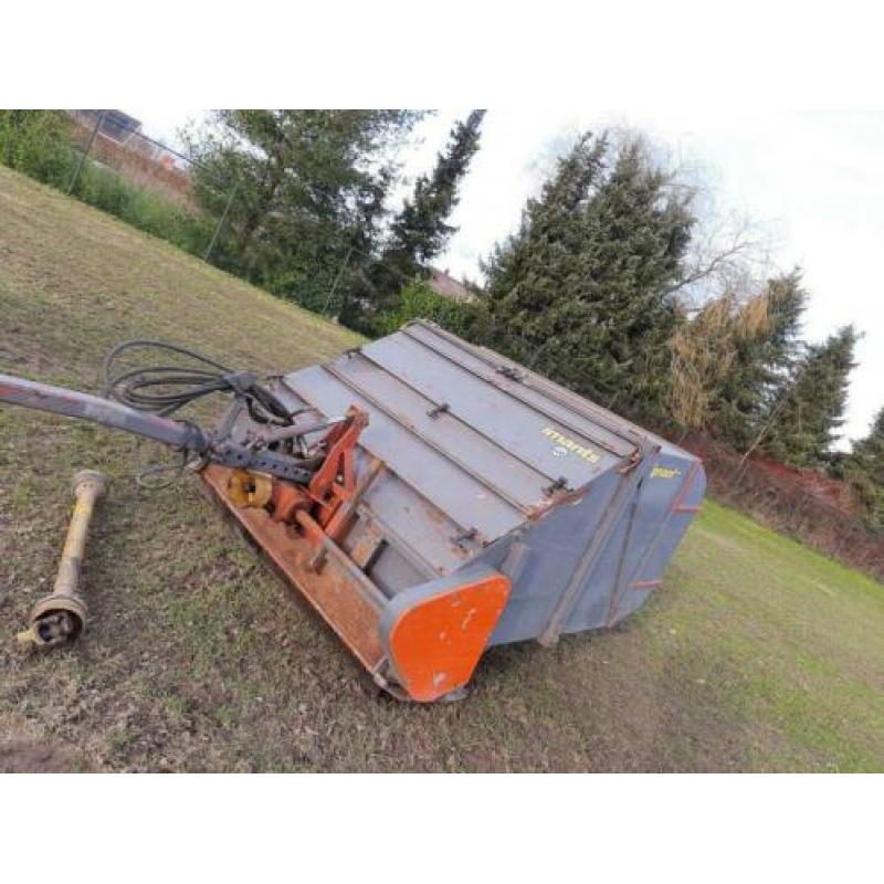 Imants veegmachine blad gras werktuig minitrekker trekker